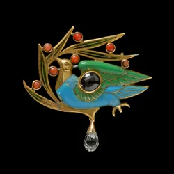 The Blue Bird Brooch