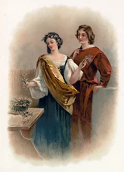 Florizel and Perdita from the Winter
