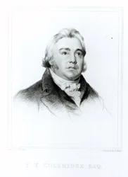 Portrait of Samuel Taylor Coleridge, Engraved by Henry Meyer