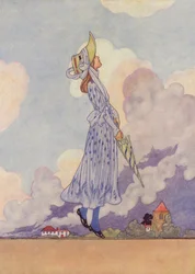 A sunshiny shower won