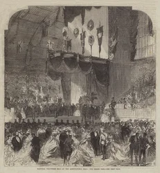 National Volunteer Ball at the Agricultural Hall, the Grand Dais