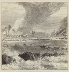 The War on the Gold Coast, Destruction of the Villages of Ampenee and Akimfoo, 14 October