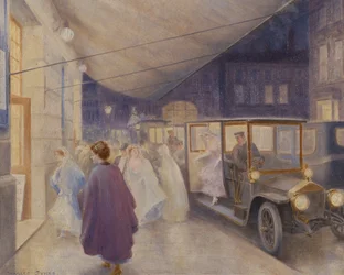 Arrival at the Opera