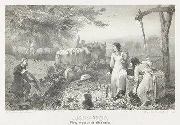 Land Work (Plow and Well from the Eleventh Century)