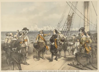 Maarten Tromp before the Battle of the Downs, 1639