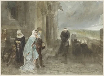 On the Lookout, Scene from the 12th Century