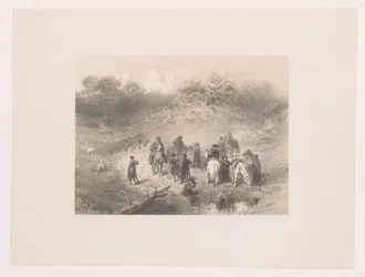 Riders in a Dune Landscape