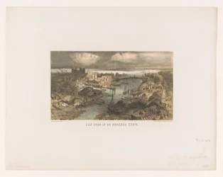 Cityscape (title on object: A City in the Ninth Century)