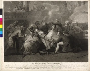 The death of Lord Robert Manners (1758-1782)