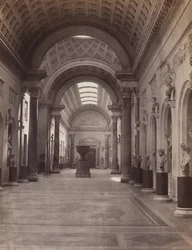 Vatican: New Braccio Gallery, c.1860