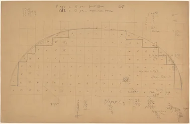 Diagram of a Lunette