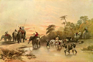Return from Pig-Sticking in India