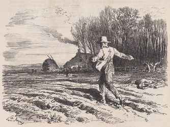 Scattering Seed, from Le Magasin Pittoresque