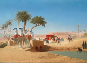The Empress Eugenie Visiting the Pyramids