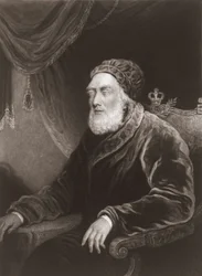 King George III in old age