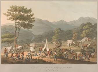 No. 10 Troop Bivouacked Below the Village of the Villa Velha, 19th May 1811