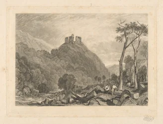 Okehampton Castle, on the River Okement