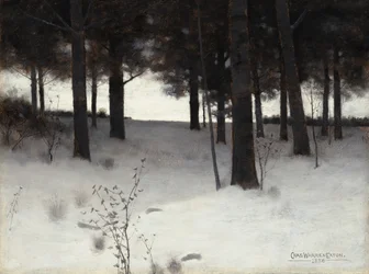 Woods in Winter, 1886