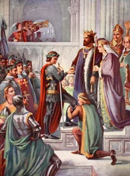 The Investiture of Edward the Black Prince as Knight of the Garter