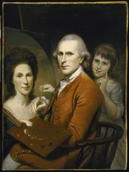Self-Portrait with Angelica and Portrait of Rachel