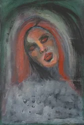 Mysterious Redhead Portrait
