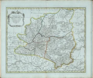 General Map of Vyatka Governorate, 1791