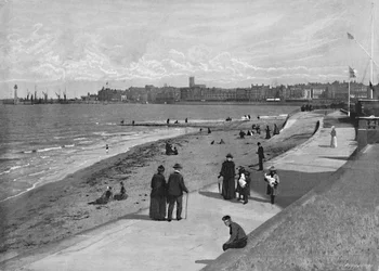 Margate, from Royal Crescent, c1896