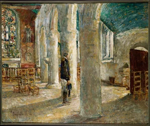 Church Interior, Brittany