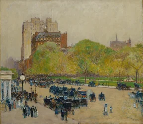 Spring Morning in the Heart of the City