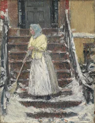 Sweeping Snow