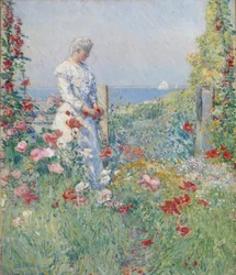 In the Garden (Celia Thaxter in Her Garden)