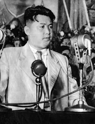 Portrait of Kim Il Sung, President of the Democratic People