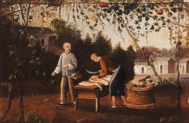 A Chinese Butcher and a Chinese Grocer