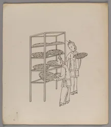 Album of separate leaves: Silk Cultivation and Production