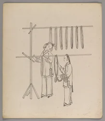 Album of separate leaves: Silk Cultivation and Production
