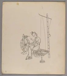 Album of separate leaves: Silk Cultivation and Production