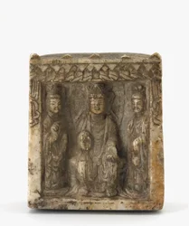 Four-Sided Miniature Stele, Possibly Western Wei Dynasty