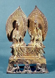 The Buddhas Prabhutaratna and Sakyamuni, from Hebei Province, Northern Wei Dynasty, 518 AD
