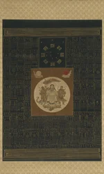 Zhenwu with the Eight Trigrams, the Northern Dipper, and Talismans, Qing Dynasty