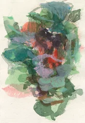 Abstract composition, Organic forms/plant series, 2021