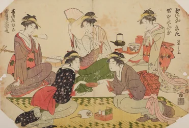 Group of Women Playing Indoors
