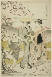 Ono no Komachi Visiting Kiyomizu Temple, from the series The Fashionable Seven Komachi
