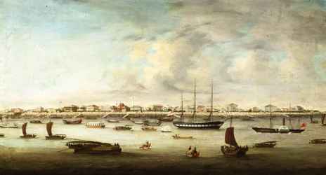 Chinese Fishing Vessels, Shanghai, c.1857