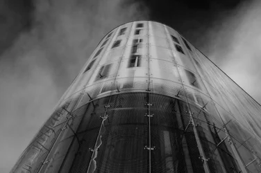 Dramatic Curved Glass Building