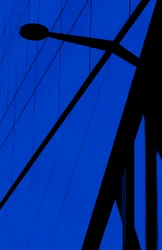 Electric Blue Silhouette