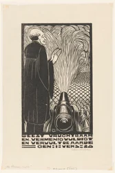 Man by Cannon
