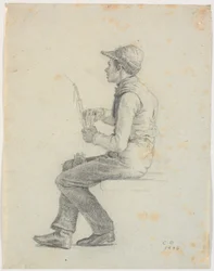 Peasant with Pipe