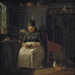 Christmas Morning in a Farmhouse