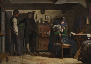 The Village Carpenter Bringing a Coffin for a Dead Child