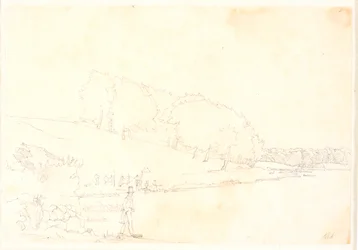 Hilly Landscape with Lake